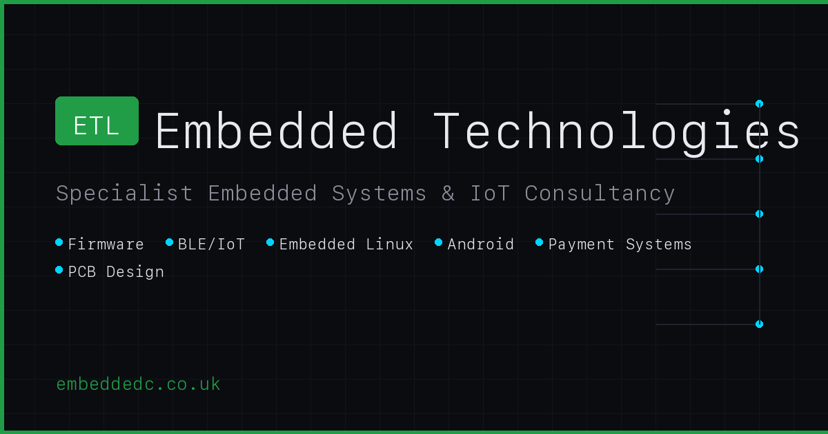 Embedded Technologies Limited: Specialist Embedded Systems & IoT ...